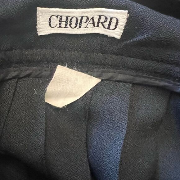 Vintage Chopard Elegant Black Pleated Skirt with Button Detail size 8. - Picture 9 of 9
